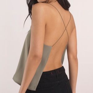 Backless Tank Top